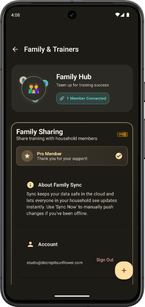 Household Sync Interface