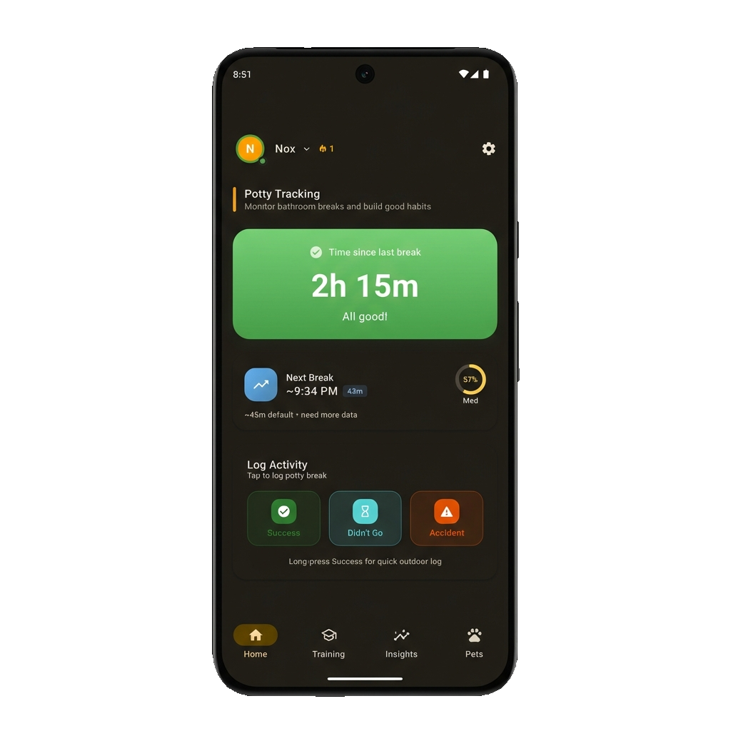 NoxTrainer App Dashboard