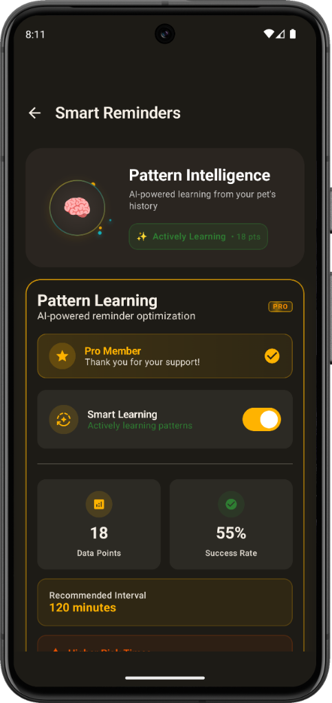 Smart Reminders Interface